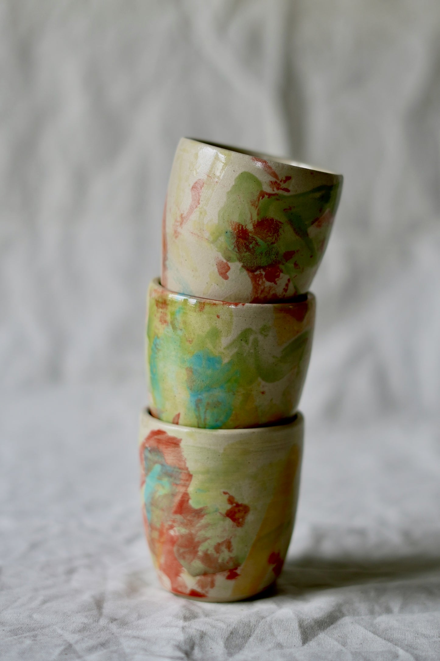 DIY Pottery Painting - 2 grote kopjes