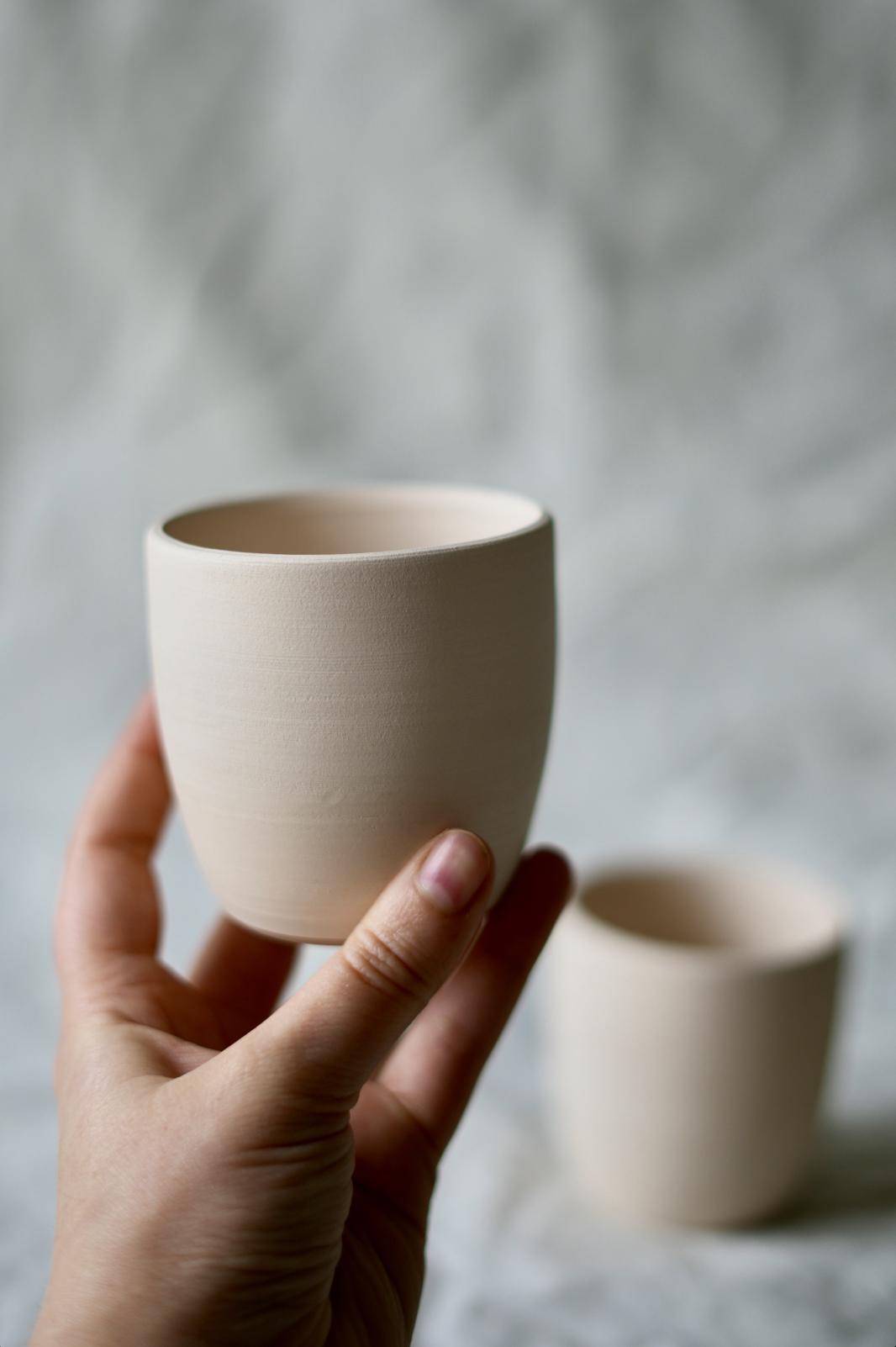 DIY Pottery Painting - 2 middel kopjes