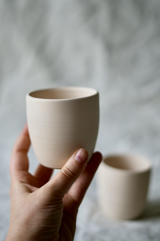 DIY Pottery Painting - 2 middel kopjes